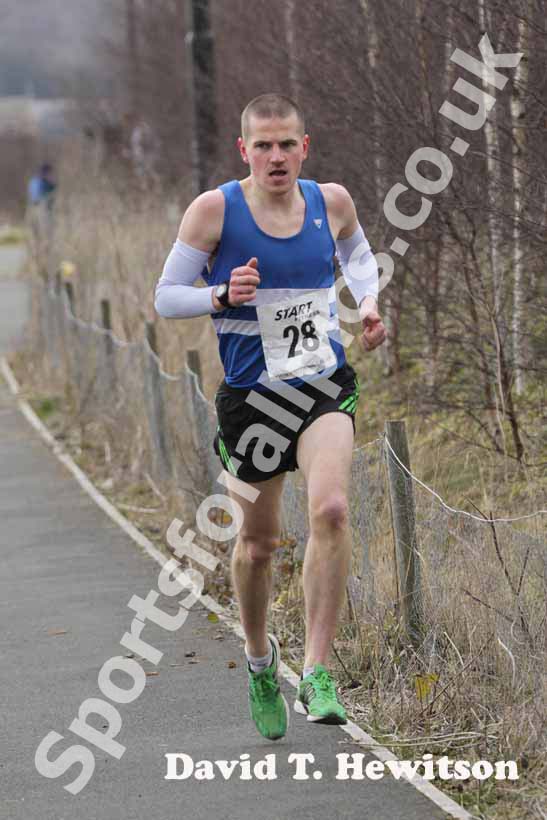 Graeme Taylor (Morpeth) senior mens Elswick Road Relays.